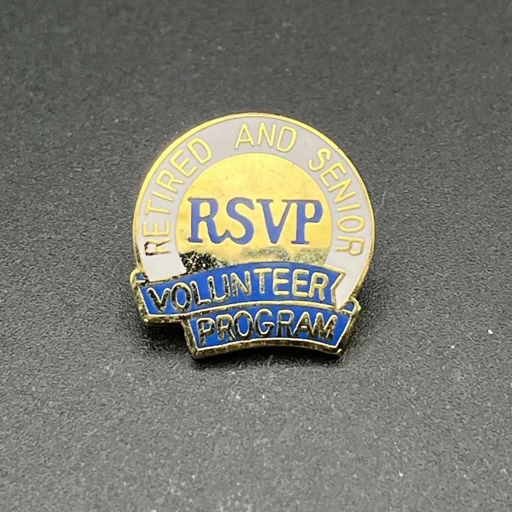 RSVP Retired And Senior Volunteer Program Lapel Hat Pin
